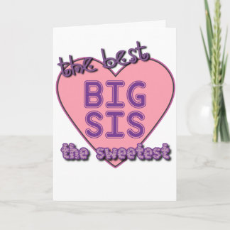 Greeting Card Big Sister