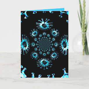 Greeting Card - Blue Fantasy