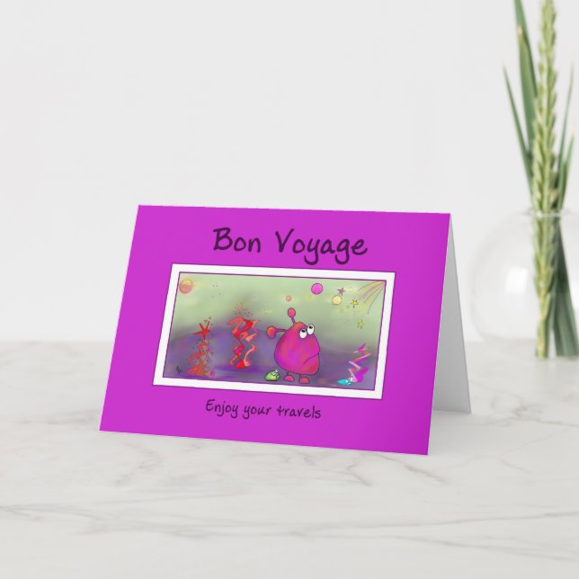 Greeting card - Bon Voyage (Front)
