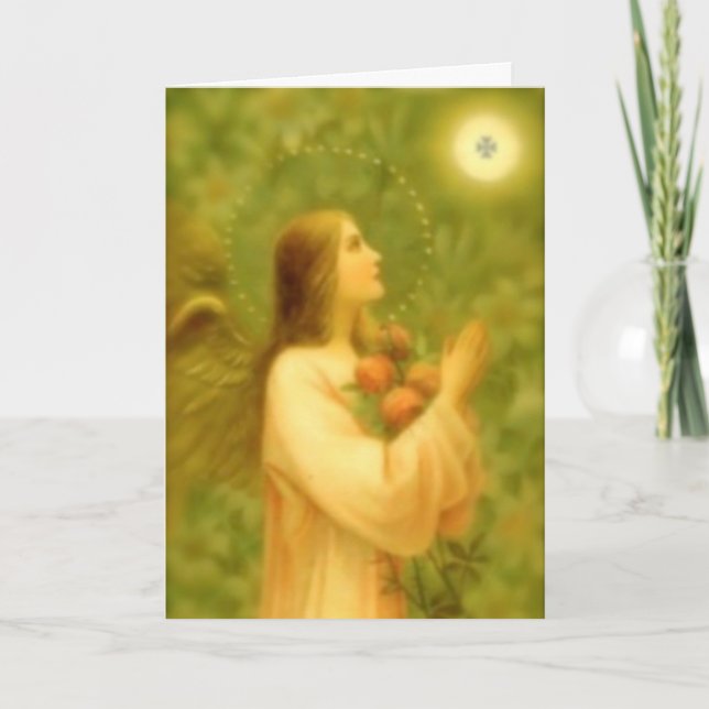Greeting Card: Bread of Angels Card (Front)