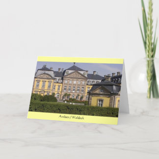 Greeting Card: Castle of Arolsen / Waldeck Card