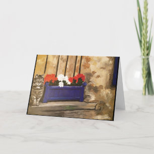 Greeting card (cat)