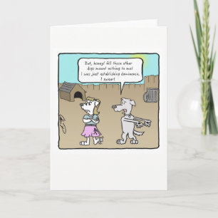 Greeting Card: Dominance Card