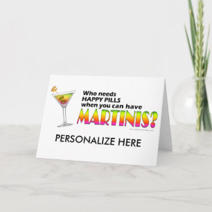 Greeting Card - Don't just stand there MARTINI ME!