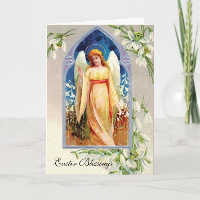Greeting Card: Easter Blessings Holiday Card (Front)