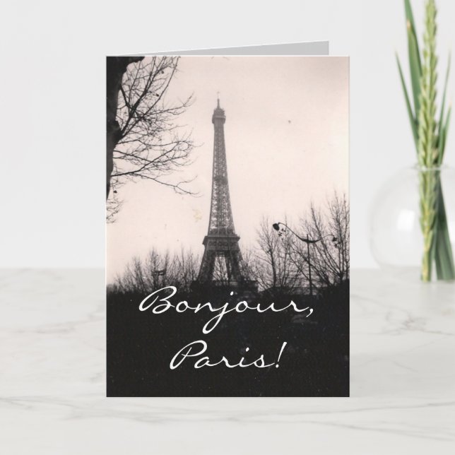 Greeting Card/Eiffel Tower Card (Front)