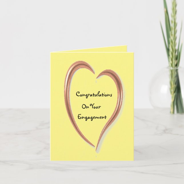 Greeting Card : Engagement (Front)