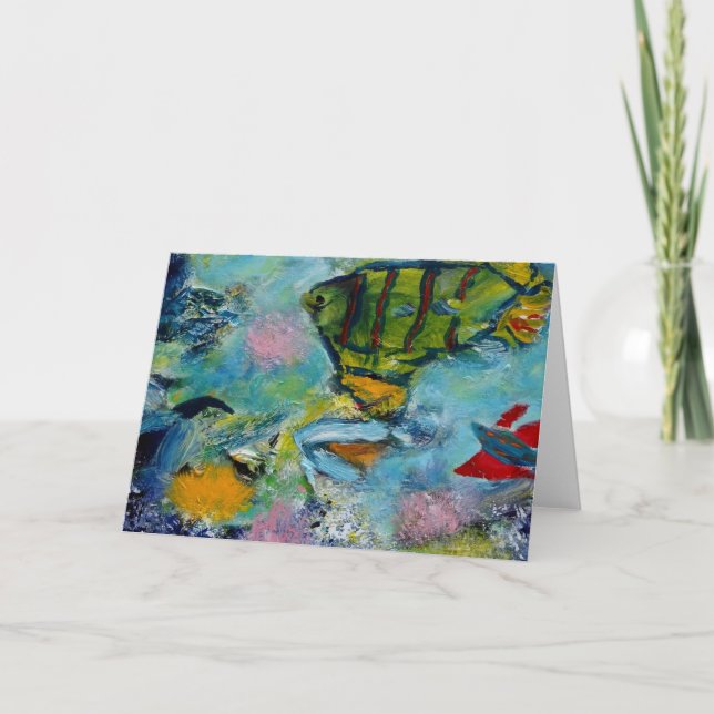 Greeting Card featuring original artwork (Front)