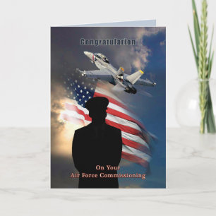 Greeting Card for Air Force Commissioners
