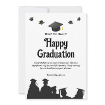 greeting card for graduation