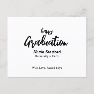 Greeting card for graduation