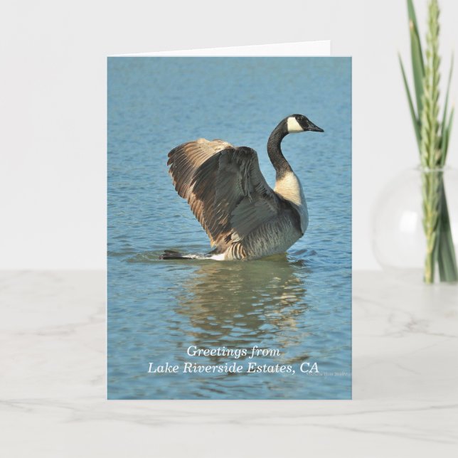 Greeting Card From Lake Riverside Estates, CA (Front)