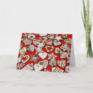 Greeting Card-Gingerbread Cookies Holiday Card
