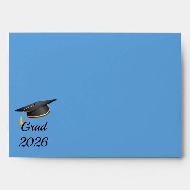 Greeting Card Grad Cap Envelope (Front)