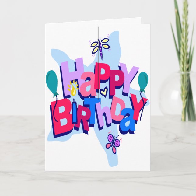 Greeting Card - Happy Birthday (Front)