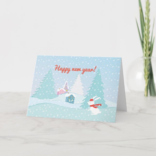 greeting card - happy new year (Front)