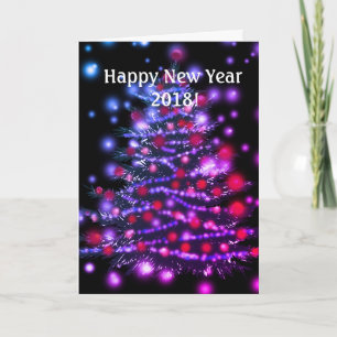 Greeting Card Happy New Year 2018