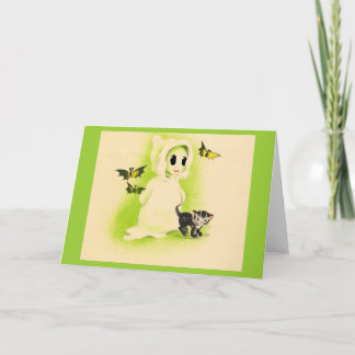 Greeting Card-Holiday Art-Vintage Halloween 10 Card