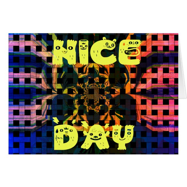 Greeting Card Horizontal Template (Front Horizontal)