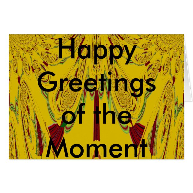 Greeting Card Horizontal Template (Front Horizontal)