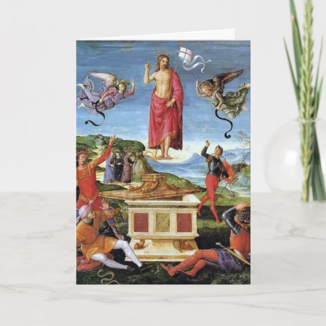 Greeting Card: Kinnaird Resurrection Card (Front)