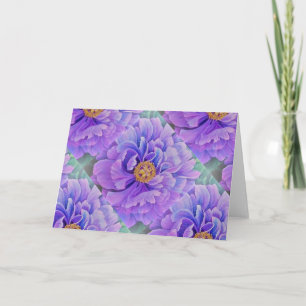 Greeting Card Lavender Peony