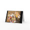 Greeting Card - Little Sparrow on Flower Perch