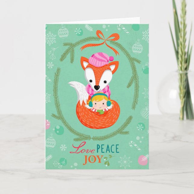 Greeting Card "Love, Peace & Joy" (Front)