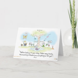 Greeting Card Morning Stillness
