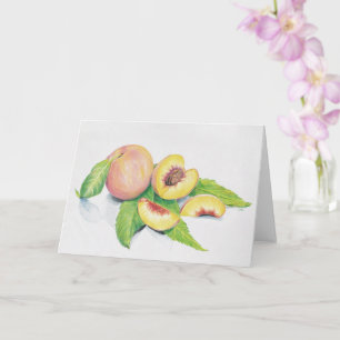 Greeting Card - Peaches