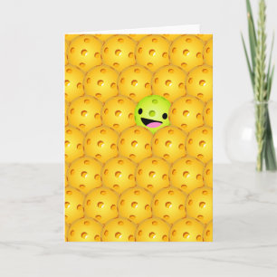 Greeting Card - Pickleball Makes Me Happy