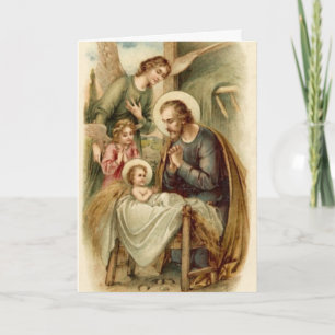 Greeting Card (Quote): St. Joseph Nativity