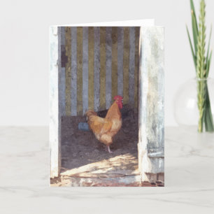 GREETING CARD: Rooster_ Card