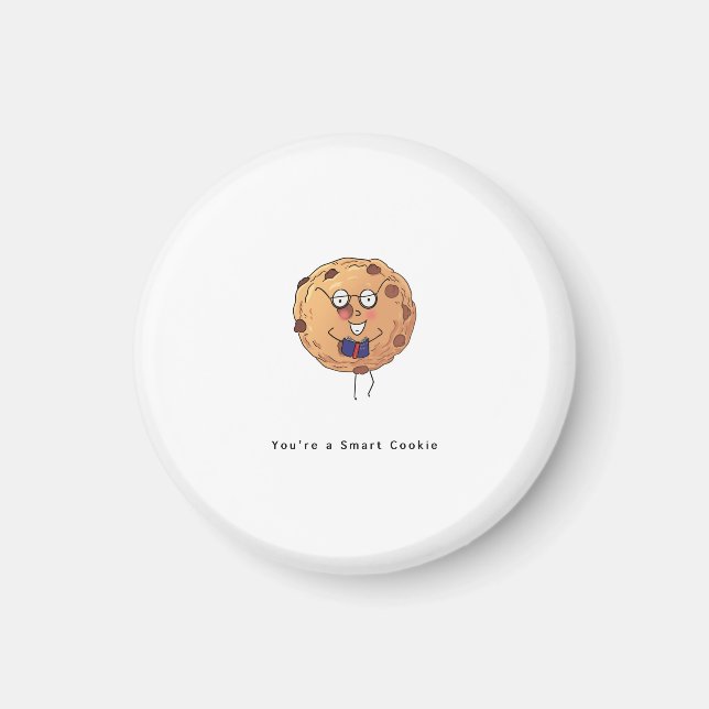 Greeting Card, smart cookie, cute Magnet (Front)