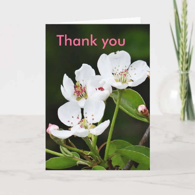 Greeting card spring flowers (Front)