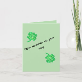 Greeting Card : St Patrick's Day