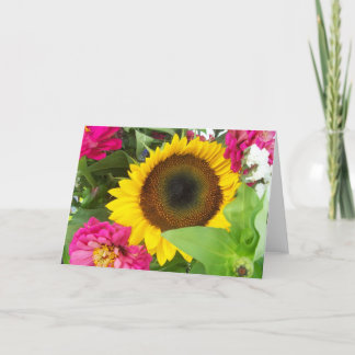 Greeting Card: Sunflower Bouquet_ Card