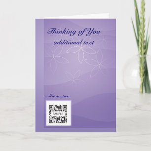Greeting Card Template Generic Thinking of You
