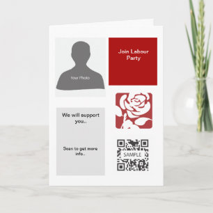 Greeting Card Template  Labor Party