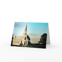 Greeting Card - Texas Country Church
