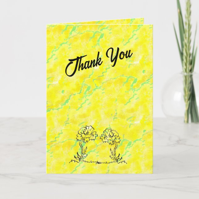 greeting Card : Thank You (Front)