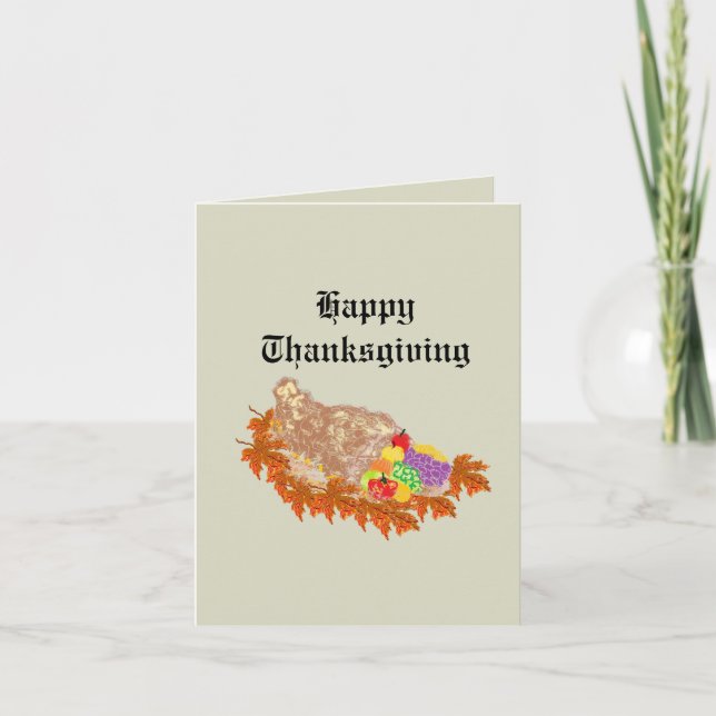 Greeting Card : Thanksgiving (Front)