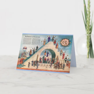 Greeting Card - The Structure of Freemasonry