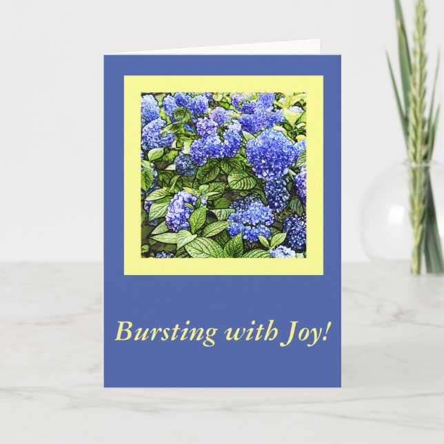 Greeting card to express JOY! (Front)