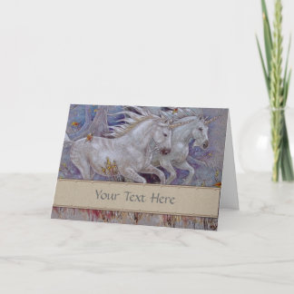 Greeting Card - Unicorns