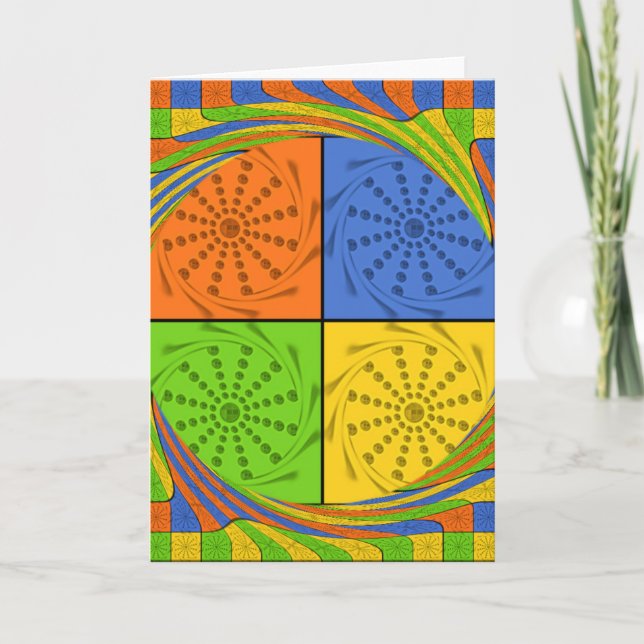 Greeting Card Vertical Template (Front)