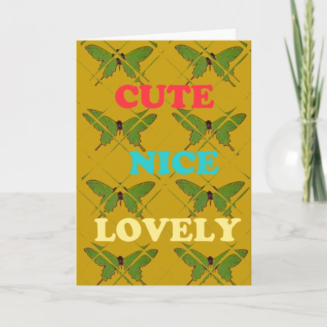 Greeting Card Vertical Template (Front)