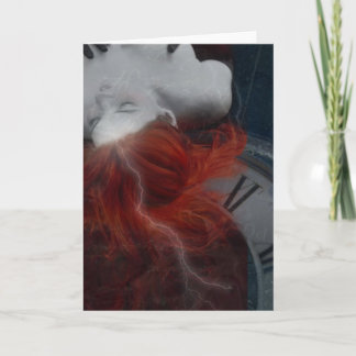 Greeting Card: Vintage Red Card