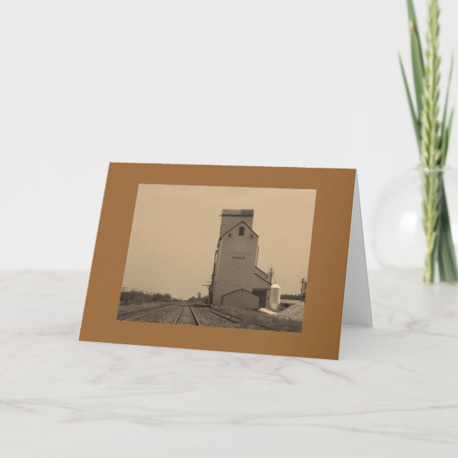 Greeting Card with Elevator Design - Blank (Front)