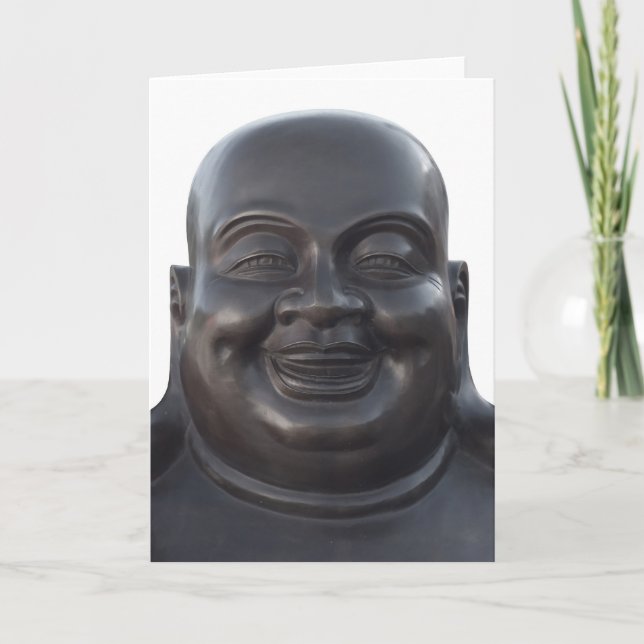 Greeting Card with Head of Buddha (Front)